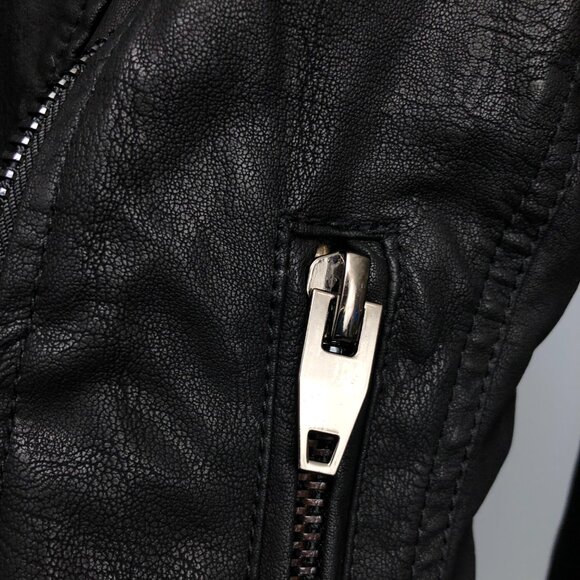 BlankNYC Black Faux Leather Biker Jacket (see pics) - Picture 8 of 8